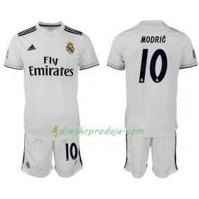 Nogometni Dresovi Real Madrid MODRIC 10 Dječji Domaći 2018/2019 Kratkih Rukava